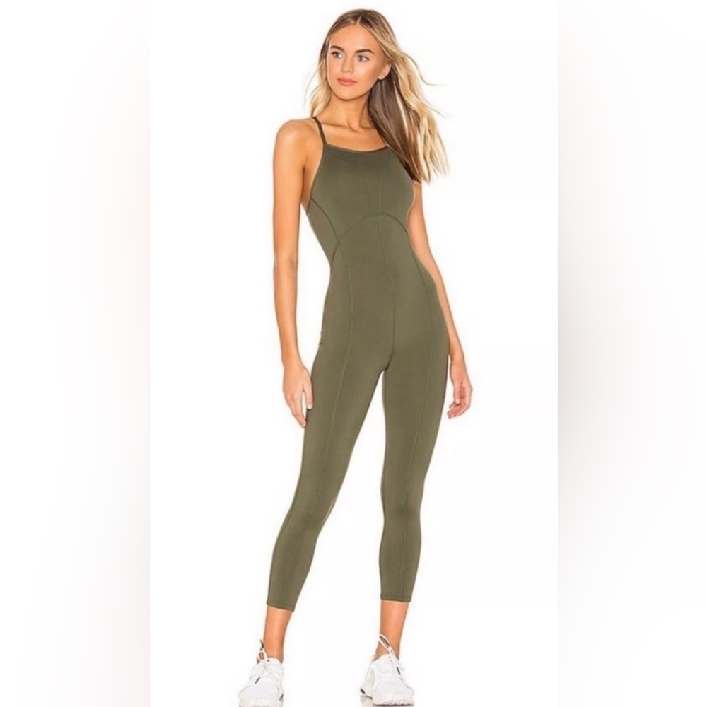 FP Movement Side to Side Jumpsuit Olive Green XS (Like New)